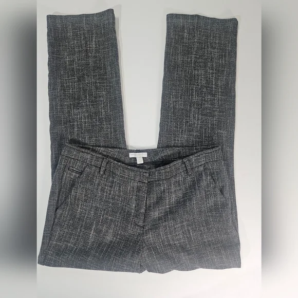 New York & Company Dress Pants Womens 8 Gray Stretch Straight Leg Career Bottoms - Picture 5 of 9